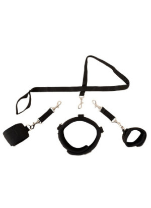 Collar with Cuffs and Leash